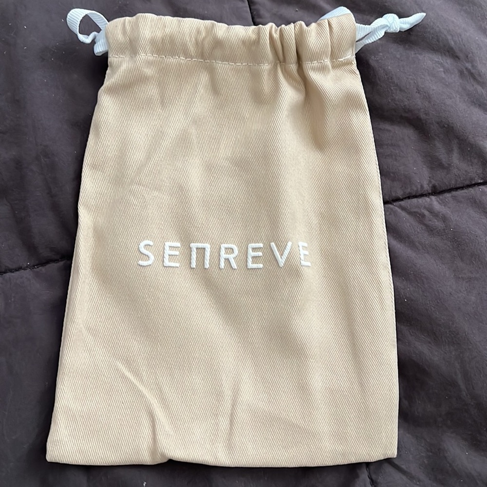 NWOT - Senreve Leather Star Charm + Dust Bag - Picture 4 of 5